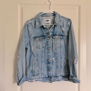 Old Navy Distressed Denim Jacket